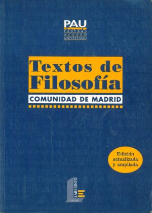 Textos de Filosofia. Comunidad de Madrid