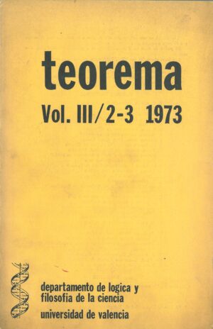 Teorema vol III/2-3 1973